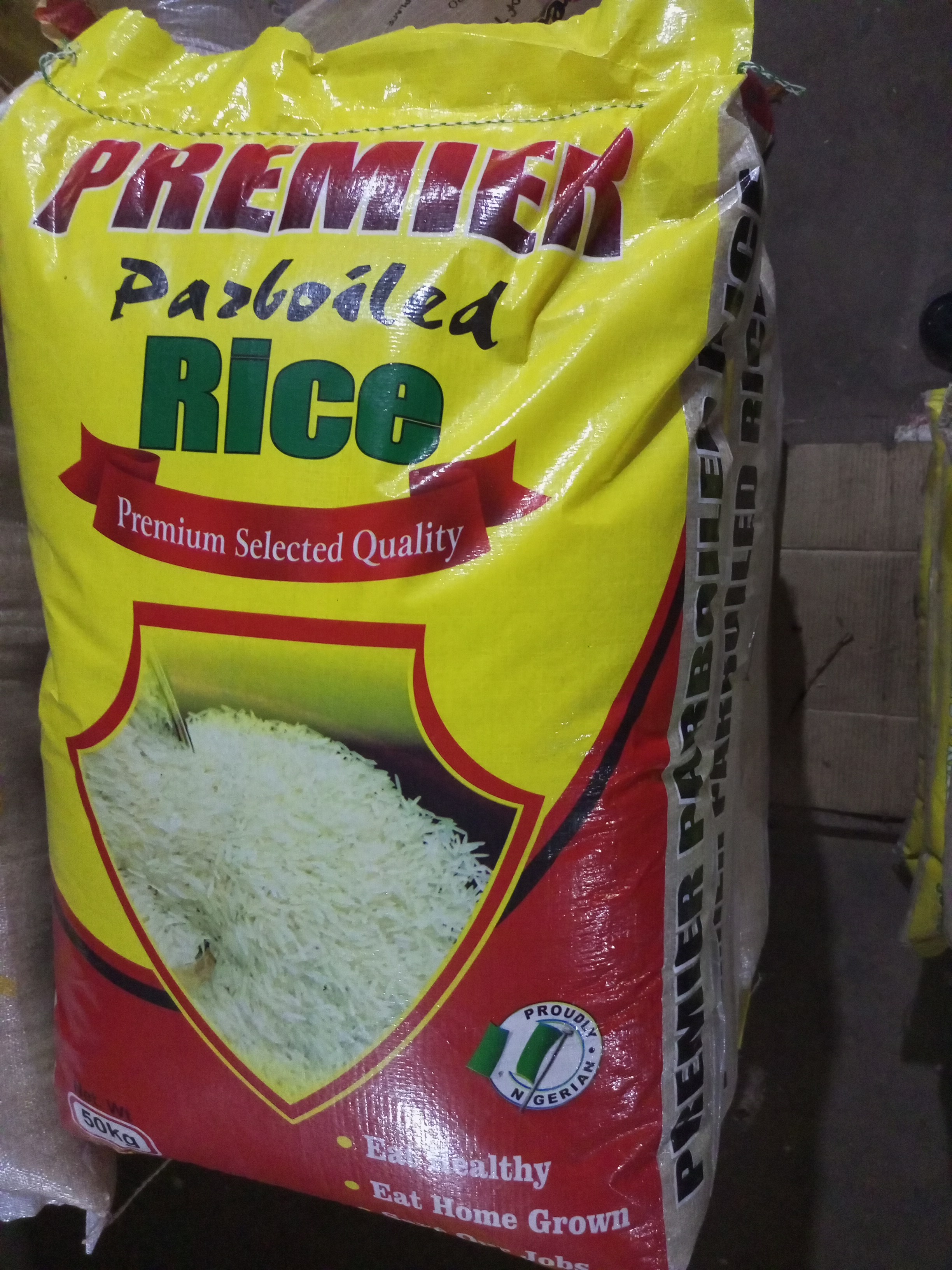 Premier Parboiled Rice-50kg